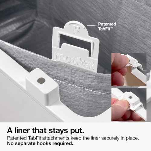 Flip Covered Cat Litter Box Starter Kit (Starter Kit - White Litter Box / Gray Mat)
