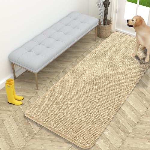 Dog Door Mat for Muddy Paws 59x24 (Sand / 59" X 24")
