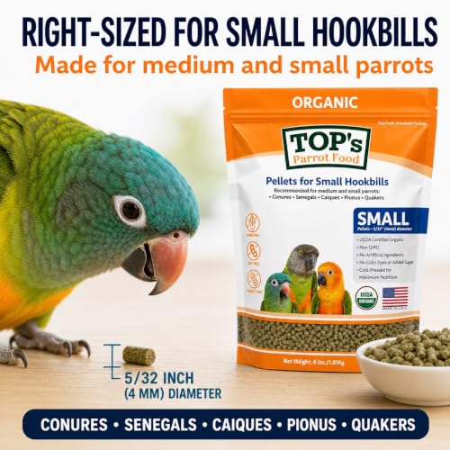 Bird Pellets for Small Hookbills (Small Hookbill Pellets / 10 Pound (Pack of 1))