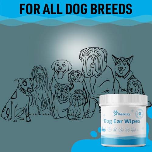 Dog Ear Wipes for Dog Yeast Wax Itch and Odor