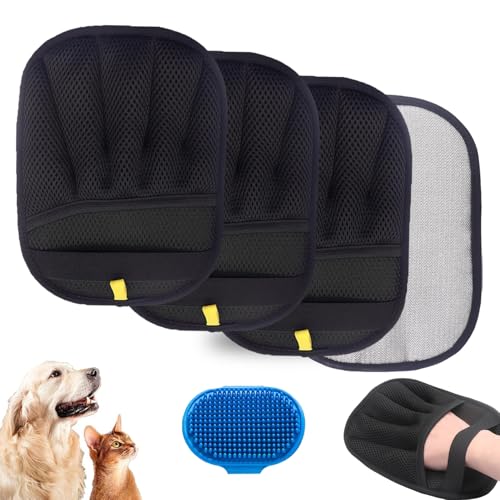 Pet Hair Removal Glove for Cats & Dogs