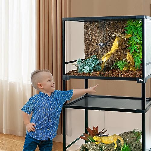Double Stacked Reptile Tank (24" x 18" x 44")