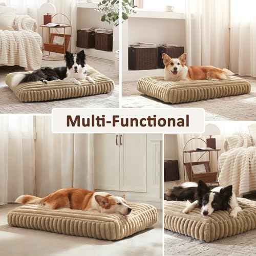 Dog Bed Medium Size Dog (Beige / M(29"x21"x3"))