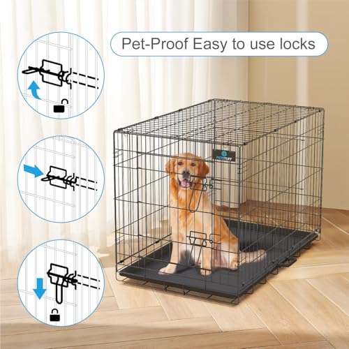 PetsTuff Great CRATES 36” Large Dog Crate (36 inch / One Door)