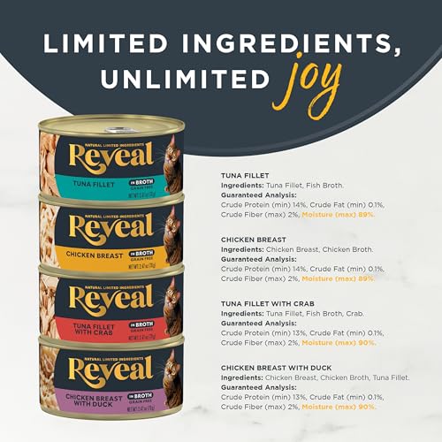 Fish & Chicken Variety in Broth Wet Cat Food 12 (2.47 Ounce (Pack of 12))