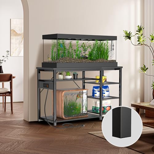 55 75 Gallon Fish Tank Stand With Power Outlets for Aquarium Stand
