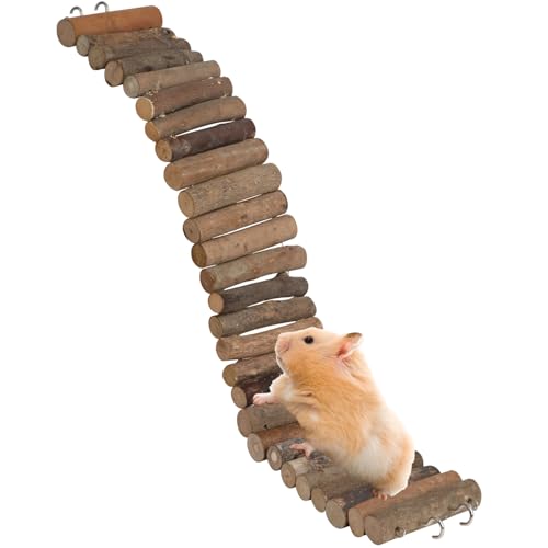 Wooden Hamster Suspension Bridge Toy