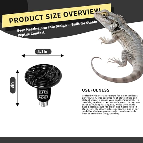 50W Reptile Heat Lamp (50 Watts)