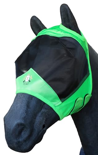 Fine Mesh Horse Fly Mask w (Xfull / Green)
