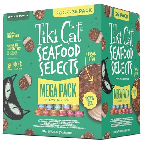 Tiki Cat Wet Cat Food Mega Pack (6.3 Pound (Pack of 1))