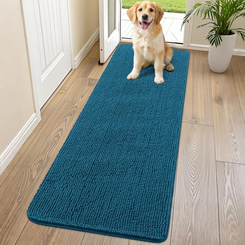 Dog Door Mat for Muddy Paws 70x24 (Atlantic Blue / 70"X24")