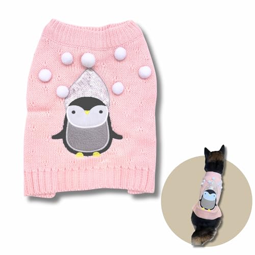 Cute Sweater for Dogs and Cats Soft Flannel Pet Outfit Warm and Cozy Animal Hoodie Small to Large Pet Clothes for Halloween Parties and Everyday Wear (X-Large)