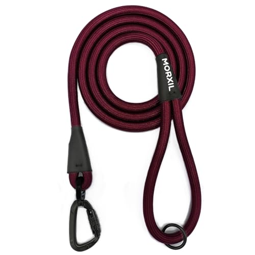 Rope Dog Leash (Red / 4FT*0.51" Single Handle)
