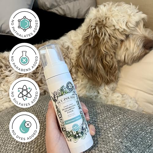 Rinse Free Deodorizing Dry Shampoo for Dogs & Cats (6 ounces)