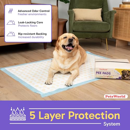 Health Monitoring Dog Pee Pads 37"x54" 50 Count (37x54 Health Indicating / 50 Count)