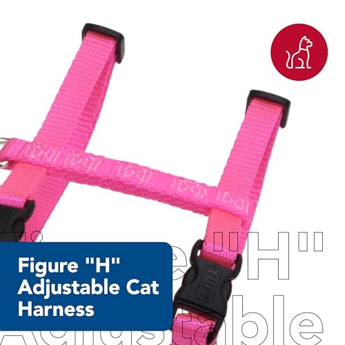 Pet Figure "H" Adjustable Cat Harness (adjustable / black)
