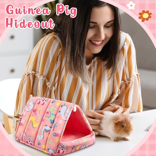 Guinea Pig Hideout Bed Washable House Cage (7.9 in / Cartoon)