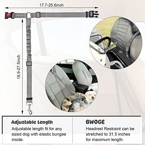 Dog Seat Belt for Car (Grey)