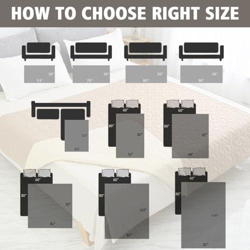 Pet Bed Cover Dog Bed Blanket for Sofa and Furniture Waterproof New Pattern Design (30x70 Inch (Pack of 1) / Chocolate)
