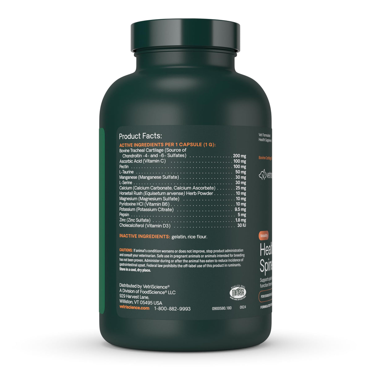 Healthy Spine & Disc for Dogs (180 Capsules)