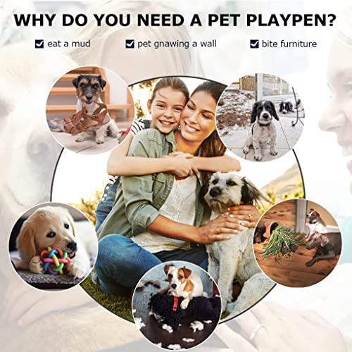 Dog Playpen 24" (16 panels)