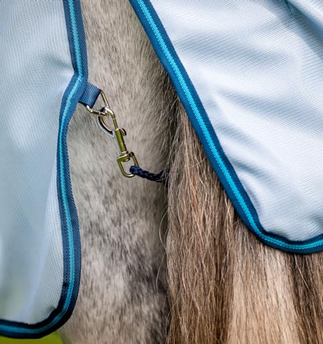 Amigo® Bug Rug Fly Sheet 0g (Azure Blue/Navy & Electric Blue / 60 inches)