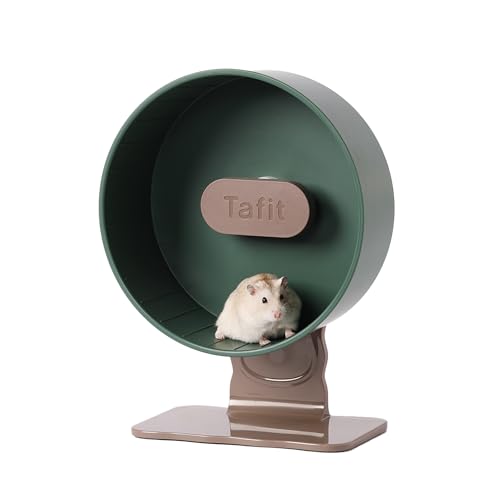 Super‑Silent Hamster Exercise Wheel (8.7inch / Avocado Green)