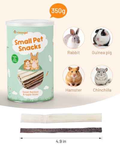 Natural Timothy Hay Sticks Timothy Molar Rod Apple Sticks for Rabbits