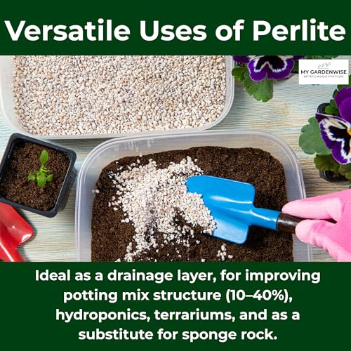 Perlite for Plants (Coarse and Chunky Perlite / 5 qt)