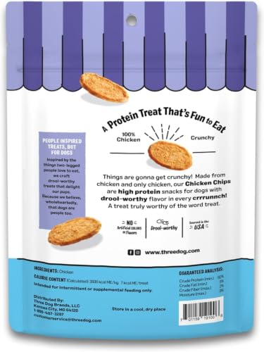 Bark'n Crunch! Chicken Chips (4 Ounce (Pack of 1))