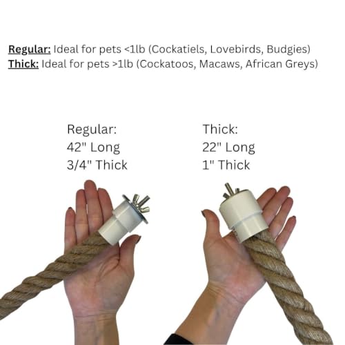 42 Inch Natural Rope (42 inches long, 3/4 inches thick)