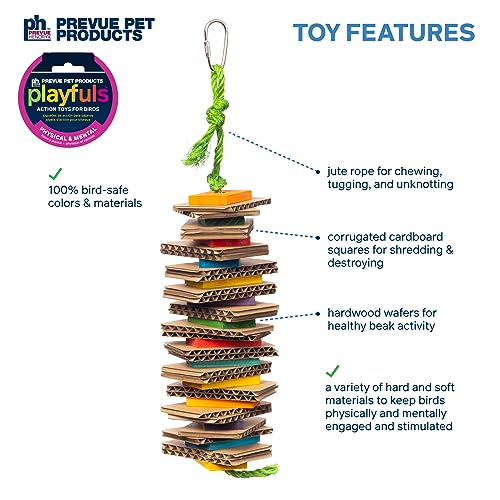 Shredding Stack Playfuls Bird Toy