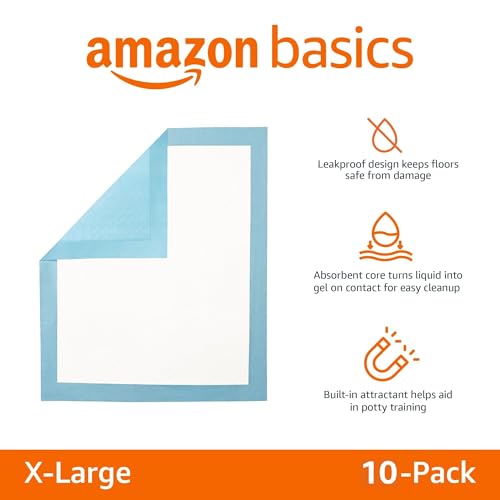 Puppy Pads Heavy Duty with 5 (X-Large / 10 Count)