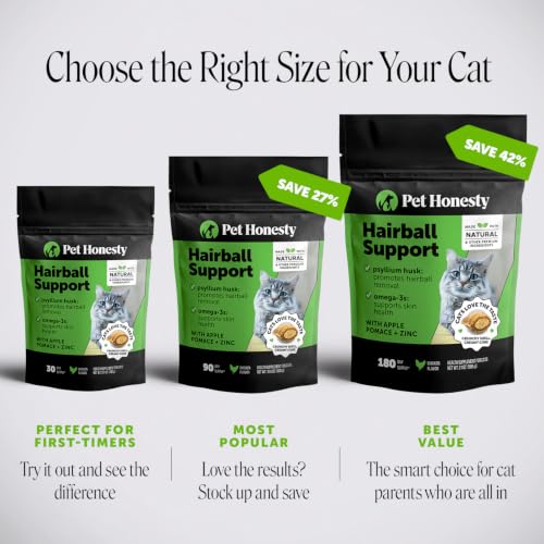 Vet Backed Cat Hairball Remedy Chews (30-Day Supply)