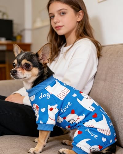4 Pack Unicorn Dog Pajamas for Extra Small Doggies (X-Small)