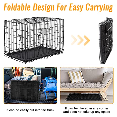 Dog Crate 30" (30 Inch / Black)