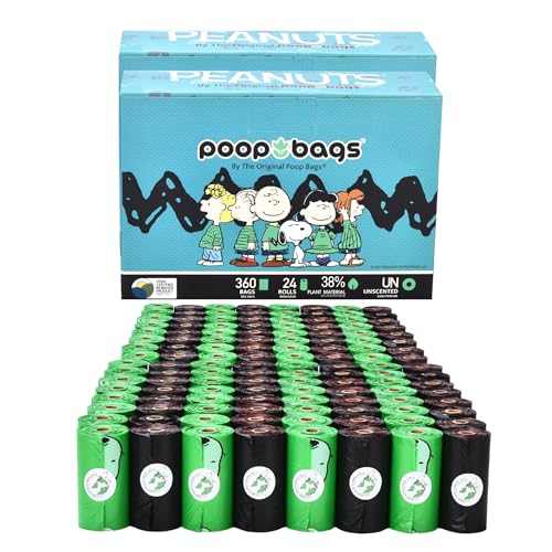 with Peanuts Snoopy Design (Green/Black - Unscented / 720 Count (Pack of 1))