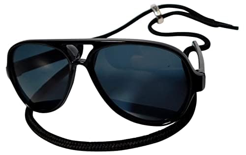C02 Dog Pet 2pcs Costume Aviator Sunglasses with Chain Necklace for Small Breed up to 15lbs (S, Up to 15lbs, Aviator Black+Gold Chain)