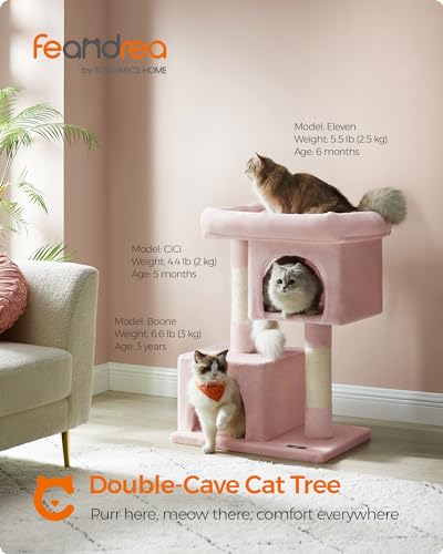 Cat Tree 33.1 (L (23.6"L x 15.7"W x 33.1"H) / Jelly Pink)