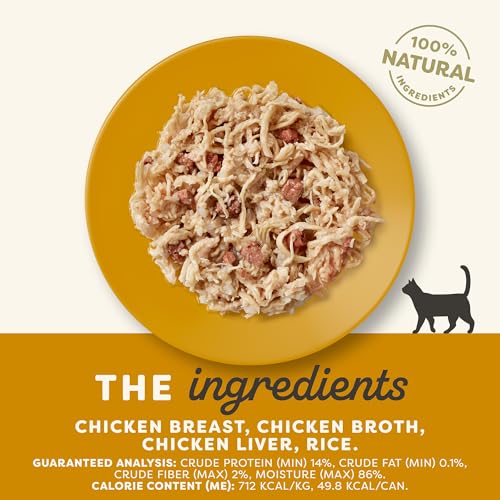 Chicken Breast Liver in Broth Wet Cat Food 24 (2.47 Ounce (Pack of 24))
