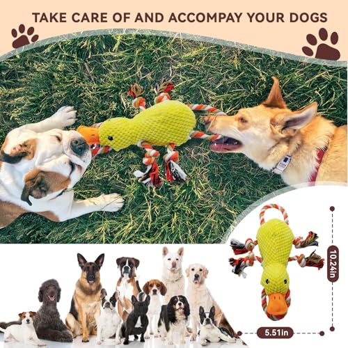 Tug of War Dog Toy (Yellow Duck)
