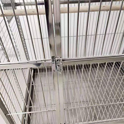 SUS201 Stainless Steel DOMETOP Style Bird CAGE Parrot CAGE 36"X26"X65"