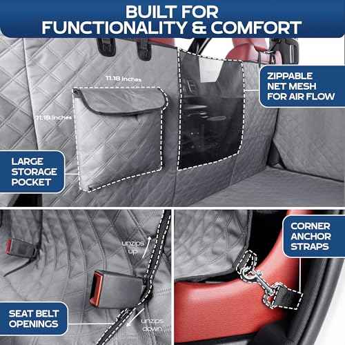 XL Dog Hammock for Truck (Standard / Gray)