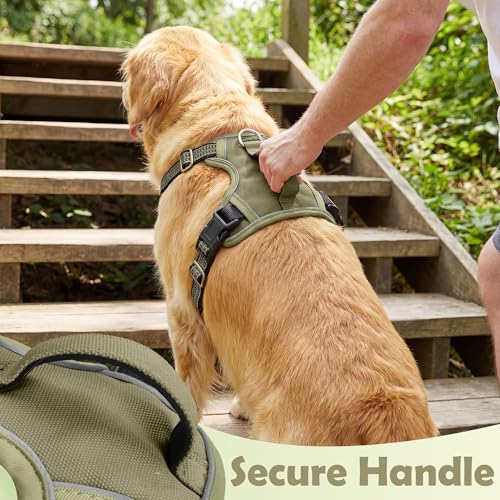 Dog Harness No Pull (Army Green / Medium)