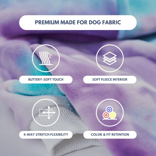 Dog Hoodie Buttery (90s Retro Sky Dye / 5XL)