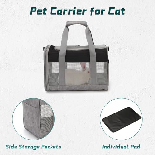 Bunny Carrier for Travel Camping Outdoor (Black & Gray)