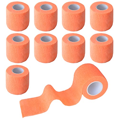 2 Inches Self Adhesive Bandage Wrap (2 Inch / Light Orange)