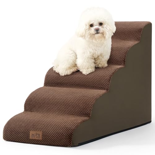 Dog Stairs for Small Dog 22.6" H (Brown / Standard:15.7"x33"x22.6")
