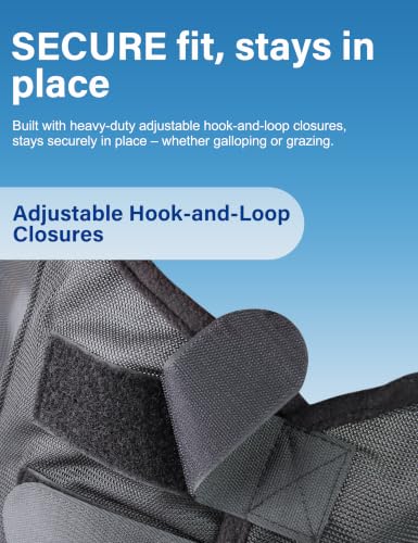 Horse Fly Mask with Nose Cover (Large / Long Nose)