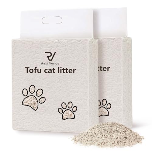 Low Dust Odor Control Flushable Tofu Cat Litter 12LB (6lb x 2bags / Original Flavor)